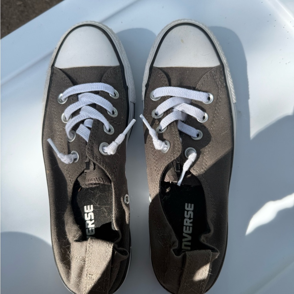 Converse Gray Low-Top Sneakers